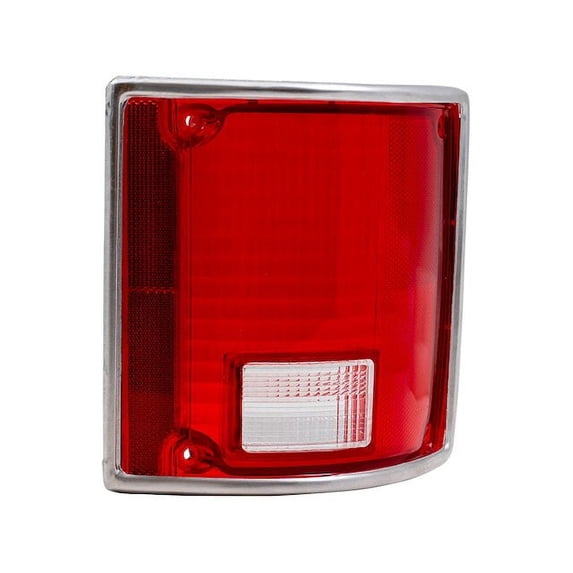 Right Tail Light Lens - Compatible with 1987 Chevy V10 Standard Cab Pickup 2-Door