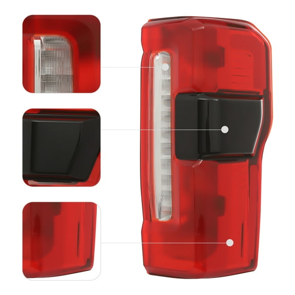 Right Tail Light for 2023-2024 Ford F250 F350 SuperDuty Halogen w/Blind Spot Models(ONLY FOR XLT/Lariat /King Ranch Models)