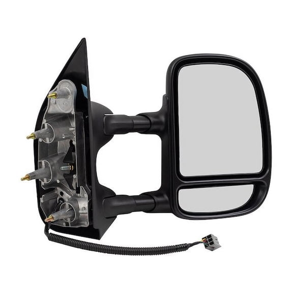 Right Towing Mirror - Compatible with 2003 - 2004, 2007 - 2008 Ford E-250 Base RWD Cutaway Van 2-Door
