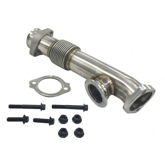 Right Turbo Up Line - Manifold to Y Line - Compatible with 2004 - 2005 Ford F-250 Super Duty 6.0L V8