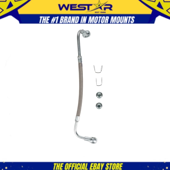 Right Turbocharger Oil Return Line Fits GMC Chevrolet Sierra 2500 HD Sierra 3500 Silverado 2500 HD Silverado 3500 01-04 V8 6.6L 6599cc 403cid