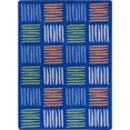 thumbnail image 1 of Right Turn Rectangle Area Rug - Multi Color, 1 of 1