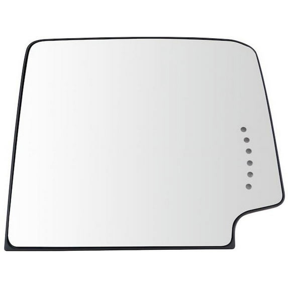 Right Upper Door Mirror Glass - Compatible with 2015 - 2017 GMC Sierra 3500 HD 2016