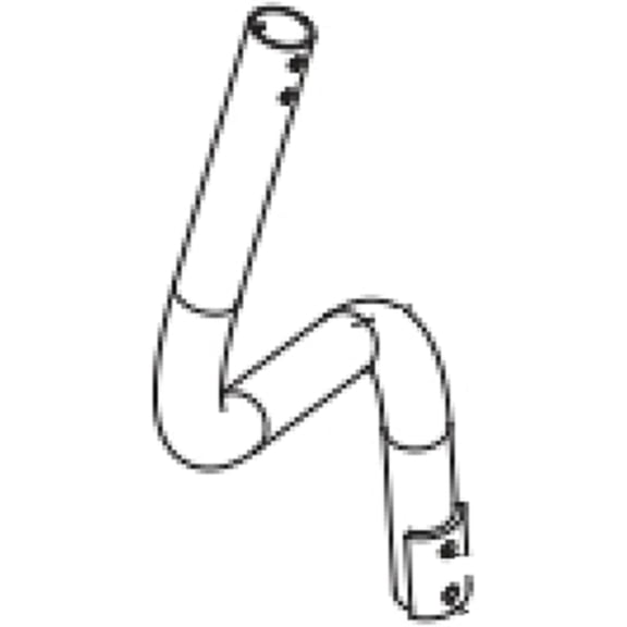 Right Upper Handlebar Set 084123 Works with Vision HZ Fitness S7200HRT EP189 Elliptical