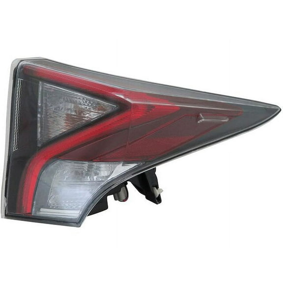 Right Upper Tail Light Assembly - Compatible with 2016 - 2018 Toyota Prius Hatchback 2017