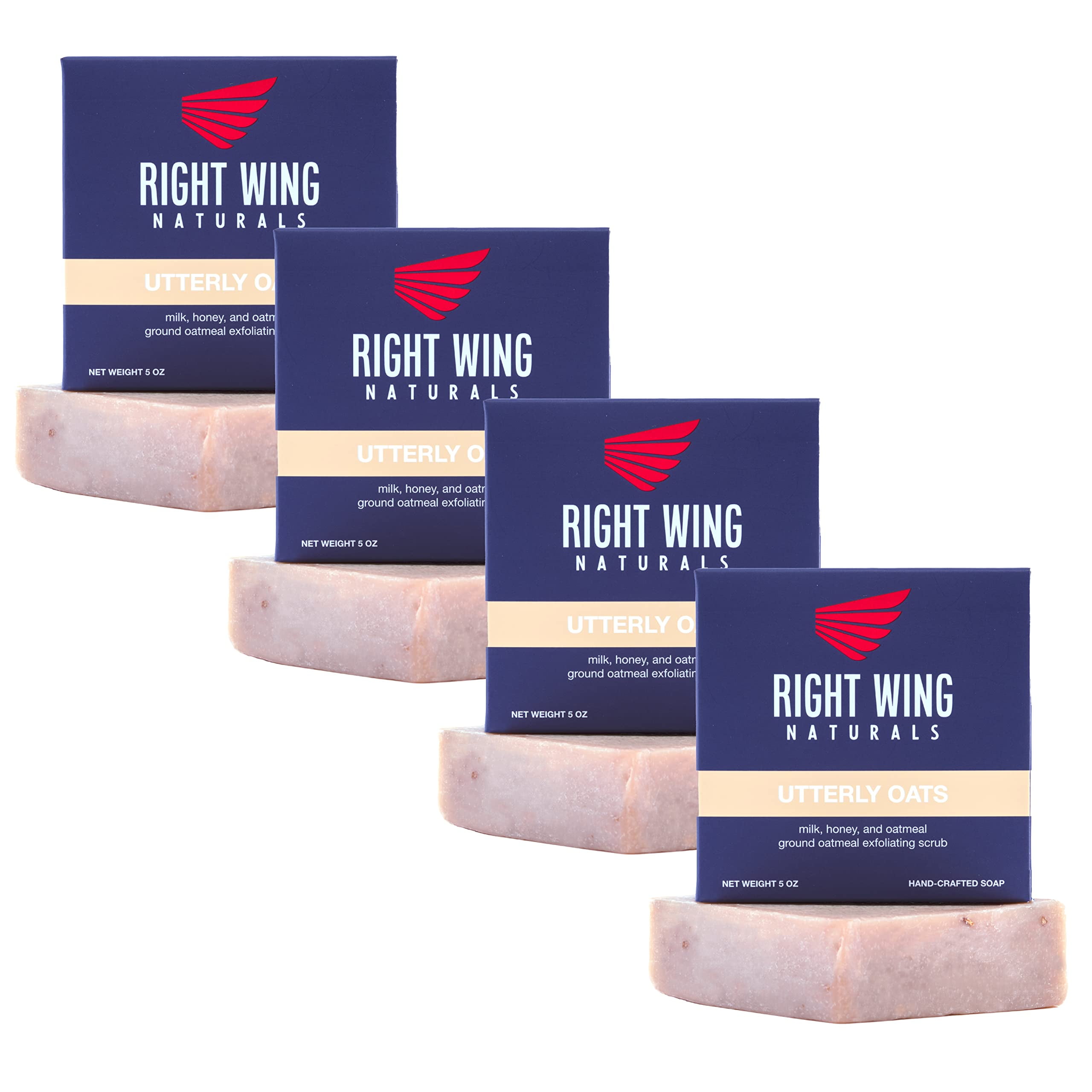 Right Wing Naturals Bar AIF4 Soap Gift Set for Men Handcrafted Cold