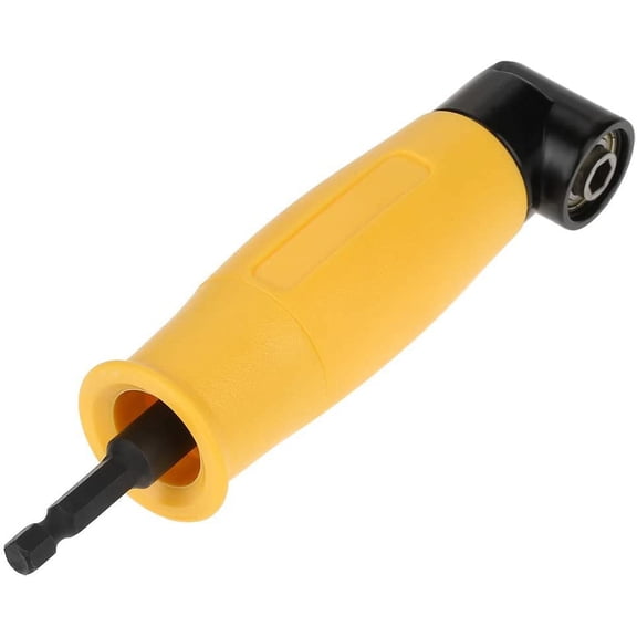 Right angle drill bit hexagonal shank extension bit Suitable for electric drill and socket wrench (yellow) (1pcs)