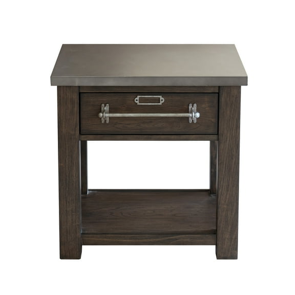 Right2Home Dark Oak Single Drawer Side Table