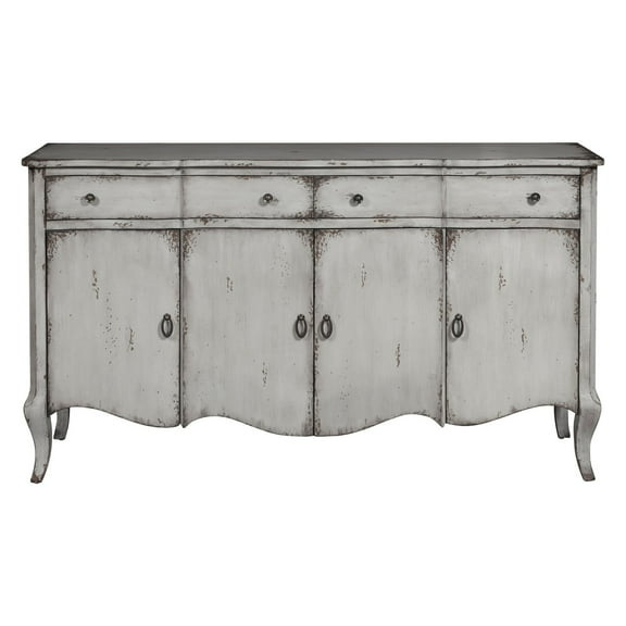 Right2Home Gray Distressed Credenza