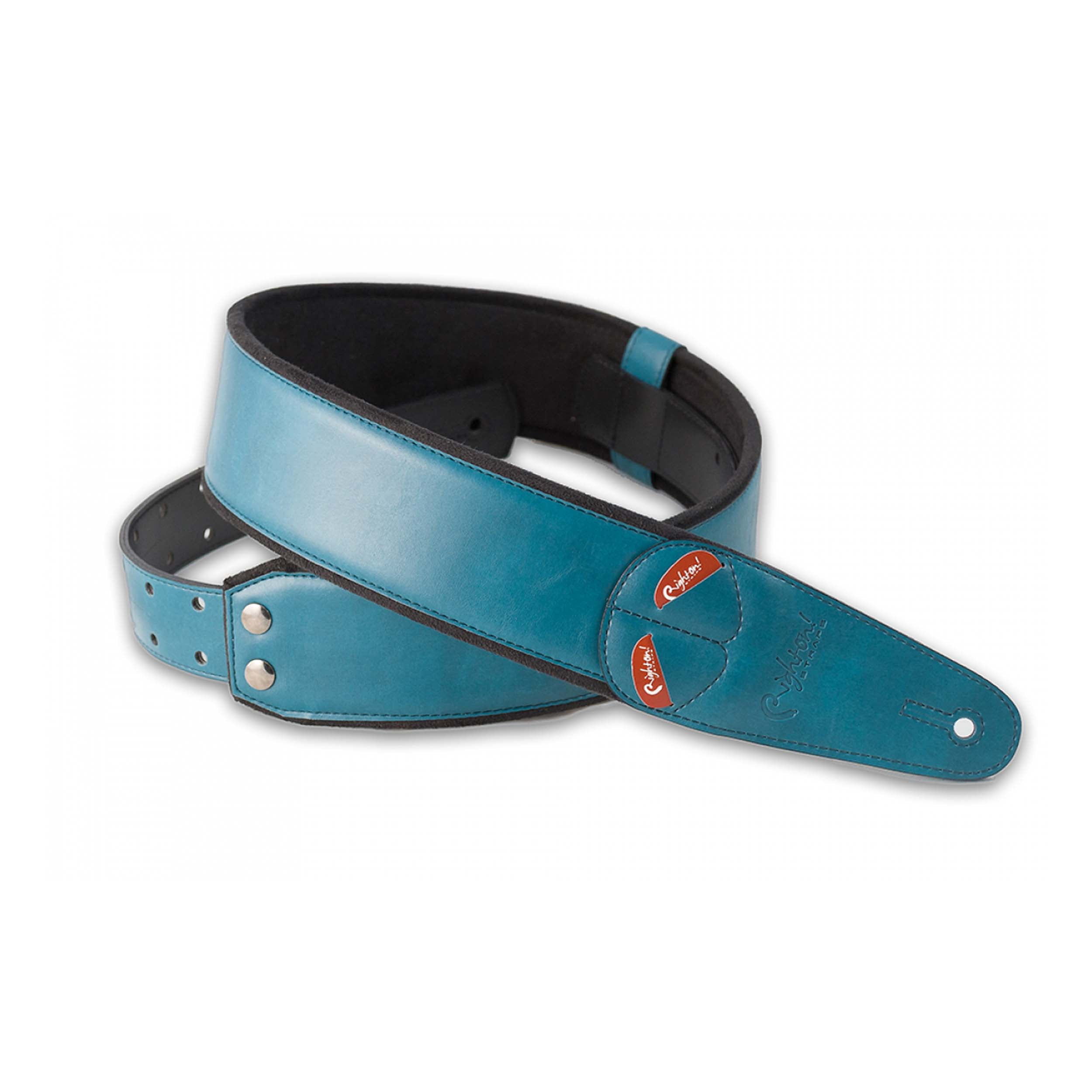 RightOn! Mojo Collection Charm-60 Teal Guitar Strap