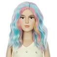 thumbnail image 1 of RightOn Rainbow Wig Wavy Wig Short Wavy Curly Colorful Wigs for Cosplay, 1 of 10