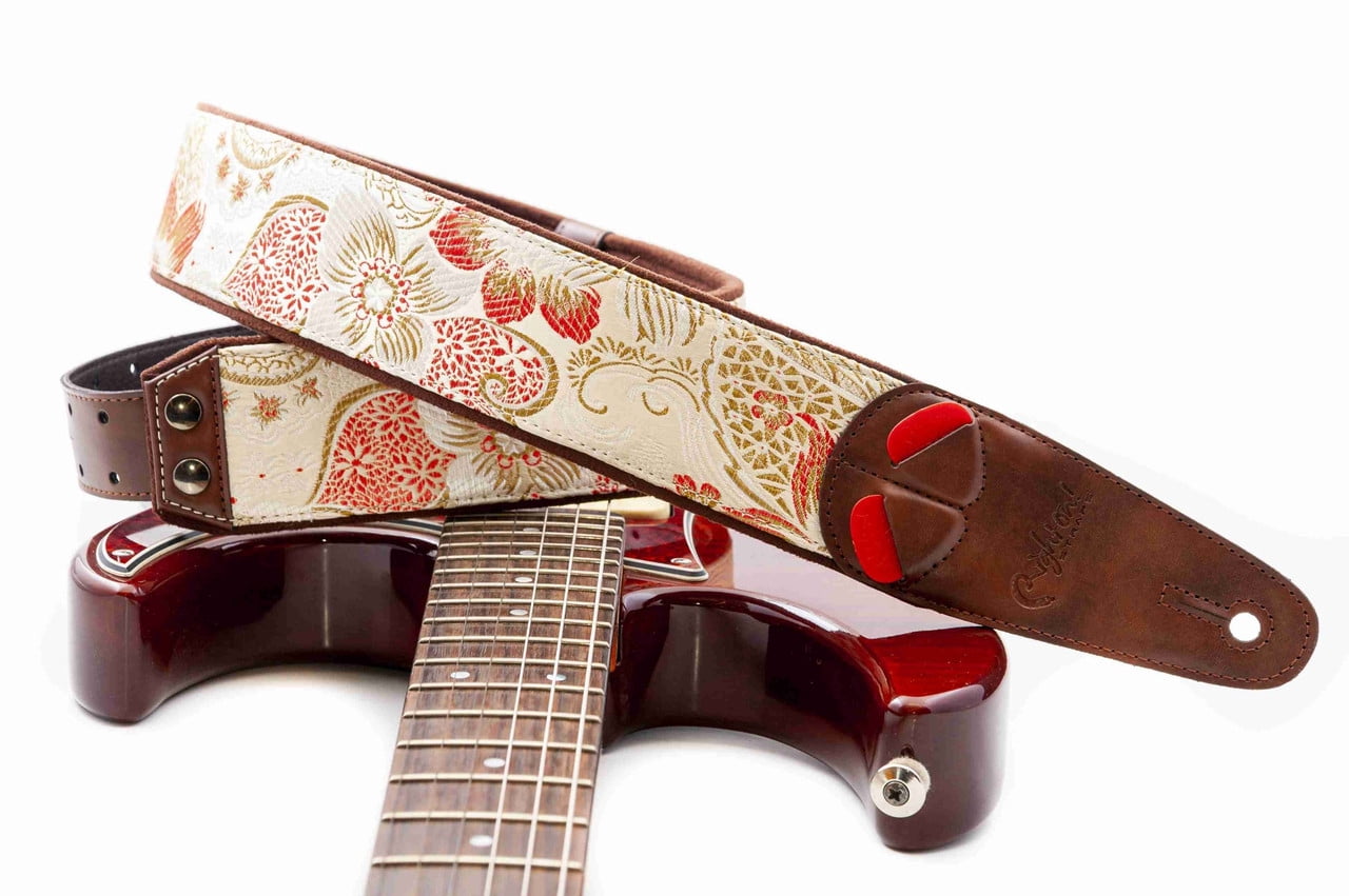 RightOn! Strap Mojo HOKKAIDO Guitar Strap Beige