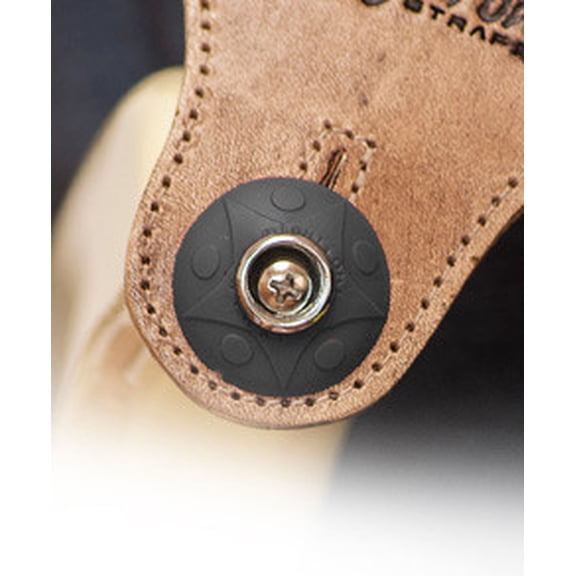 RightOn! Straps Guitar Strap Lock with Vegan Leather Secure Locking System (1 Pair)