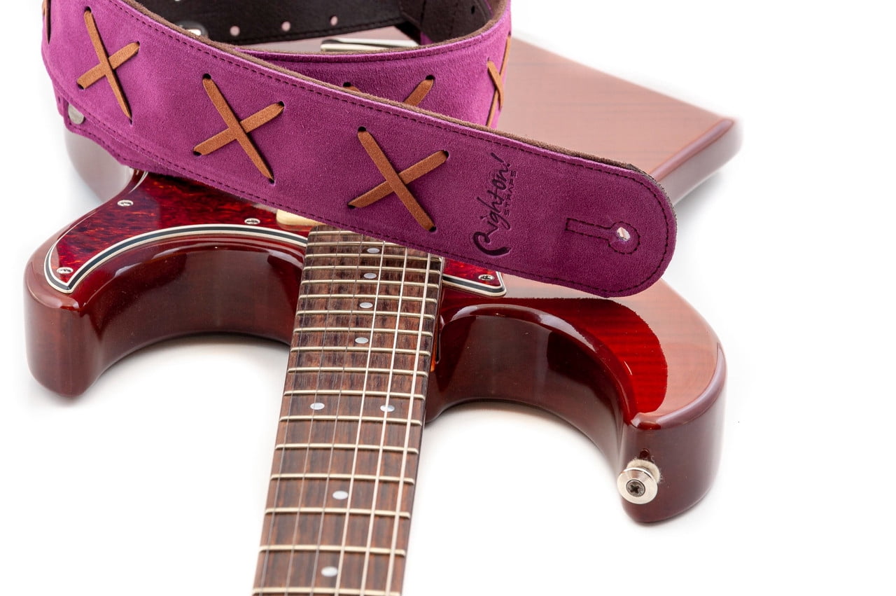 RightOn! Straps Legend D. Gilmour Inspired Guitar Strap - Pink