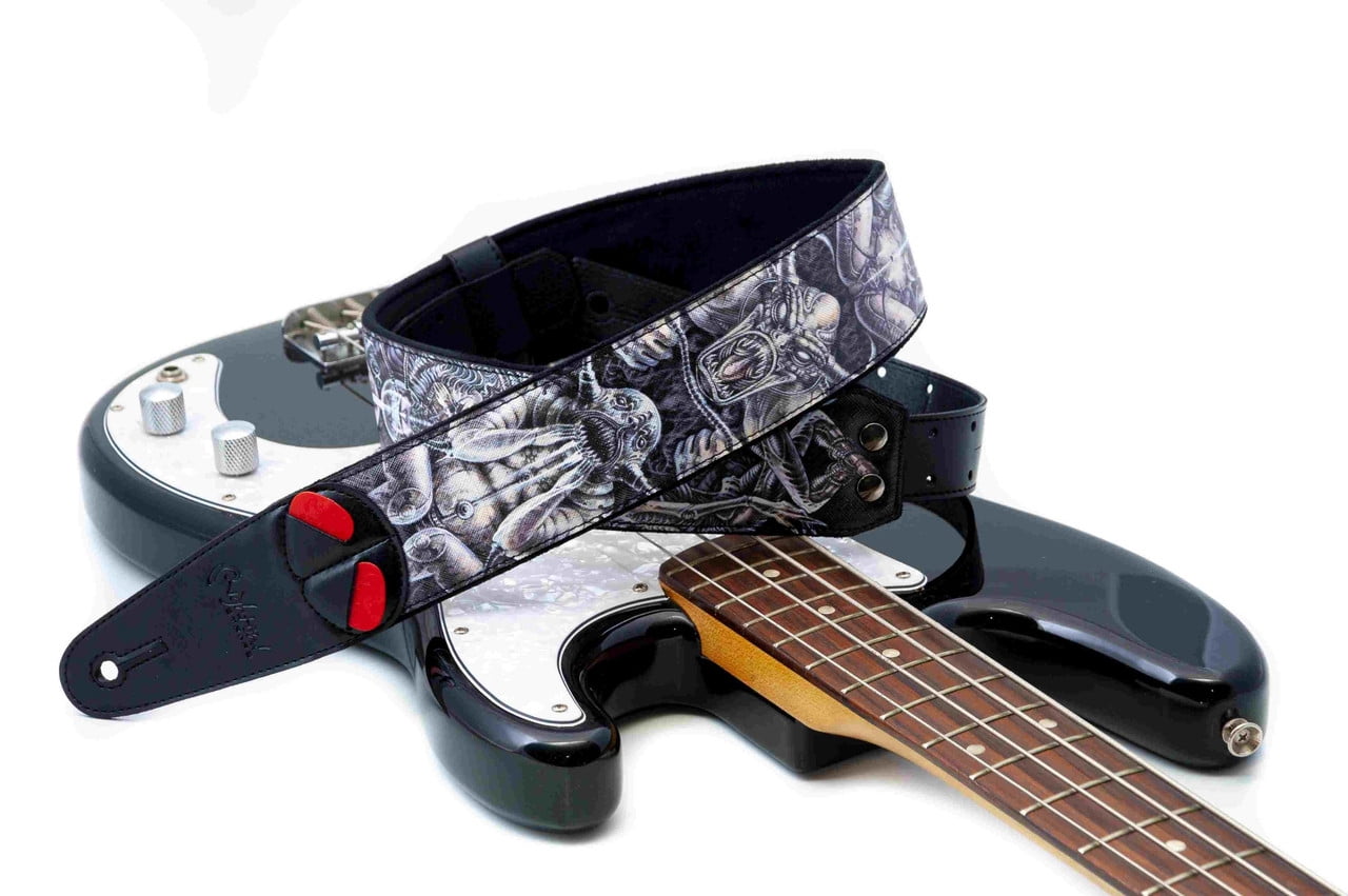 RightOn! Straps Seven Deadly Sins Guitar Strap – Artistic Vegan Strap