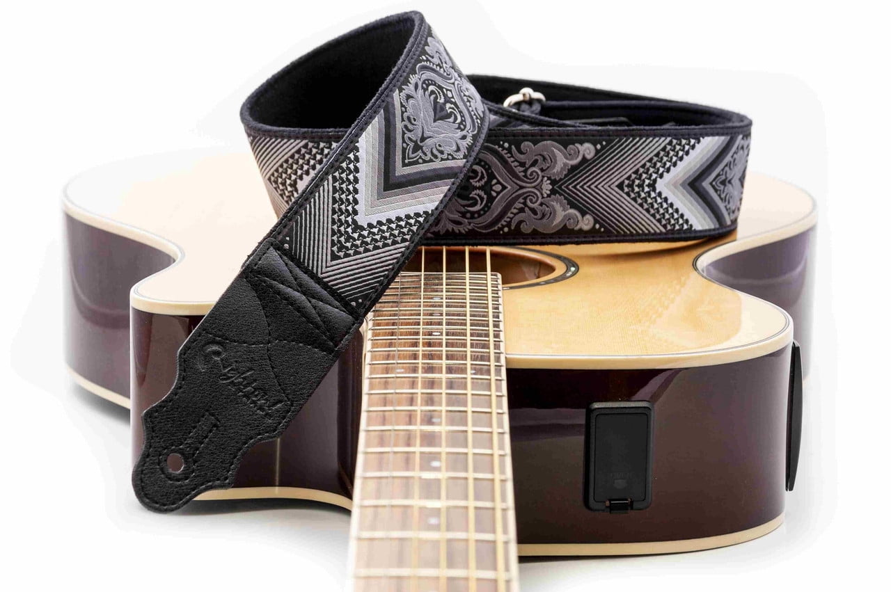 RightOn! Straps Standard Plus Arrow Guitar Strap BLACK