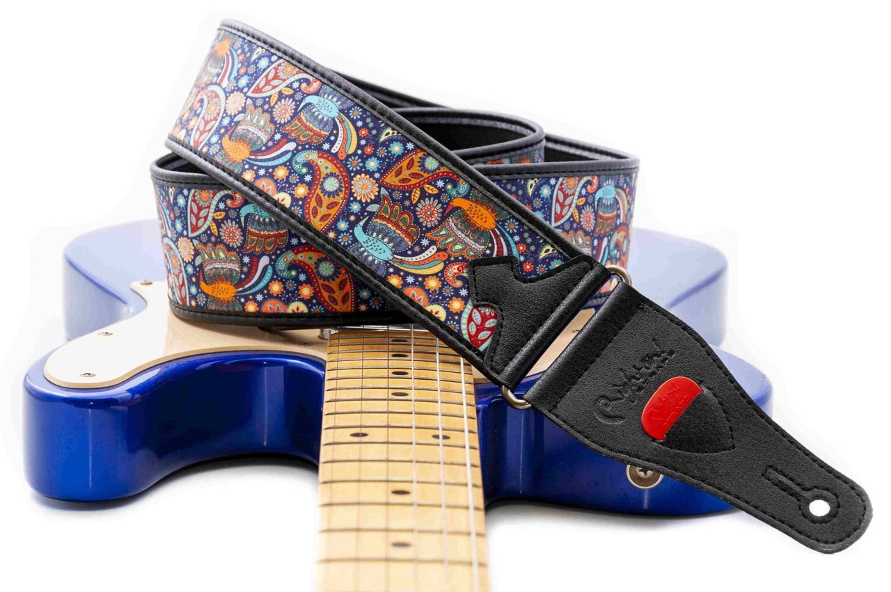 RightOn! Straps Talisman KASHMIR Blue Guitar Strap