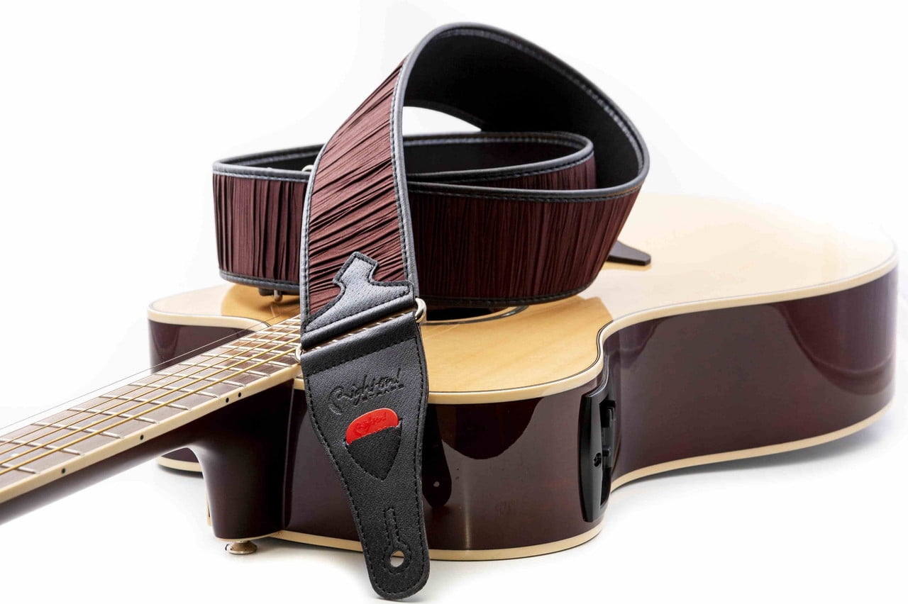RightOn! Talisman DUNE Guitar Strap BROWN