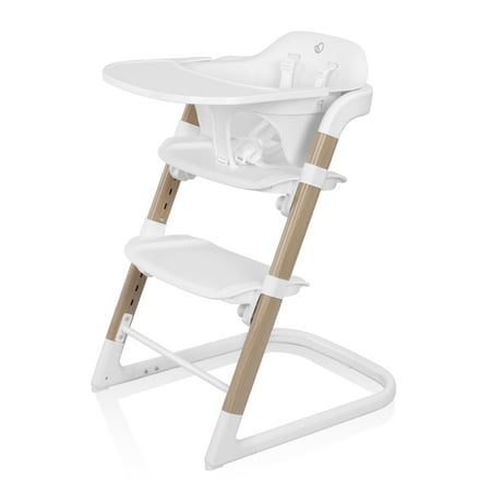 Evenflo Right Seat Multistage High Chair, Sea Salt White
