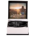 thumbnail image 1 of Righteousness and Honour Proverbs 21:21 Men's Stainless Steel & Vegan Leather Cross Bracelet - Vegan Leather with Stainless Steel, 1 of 14