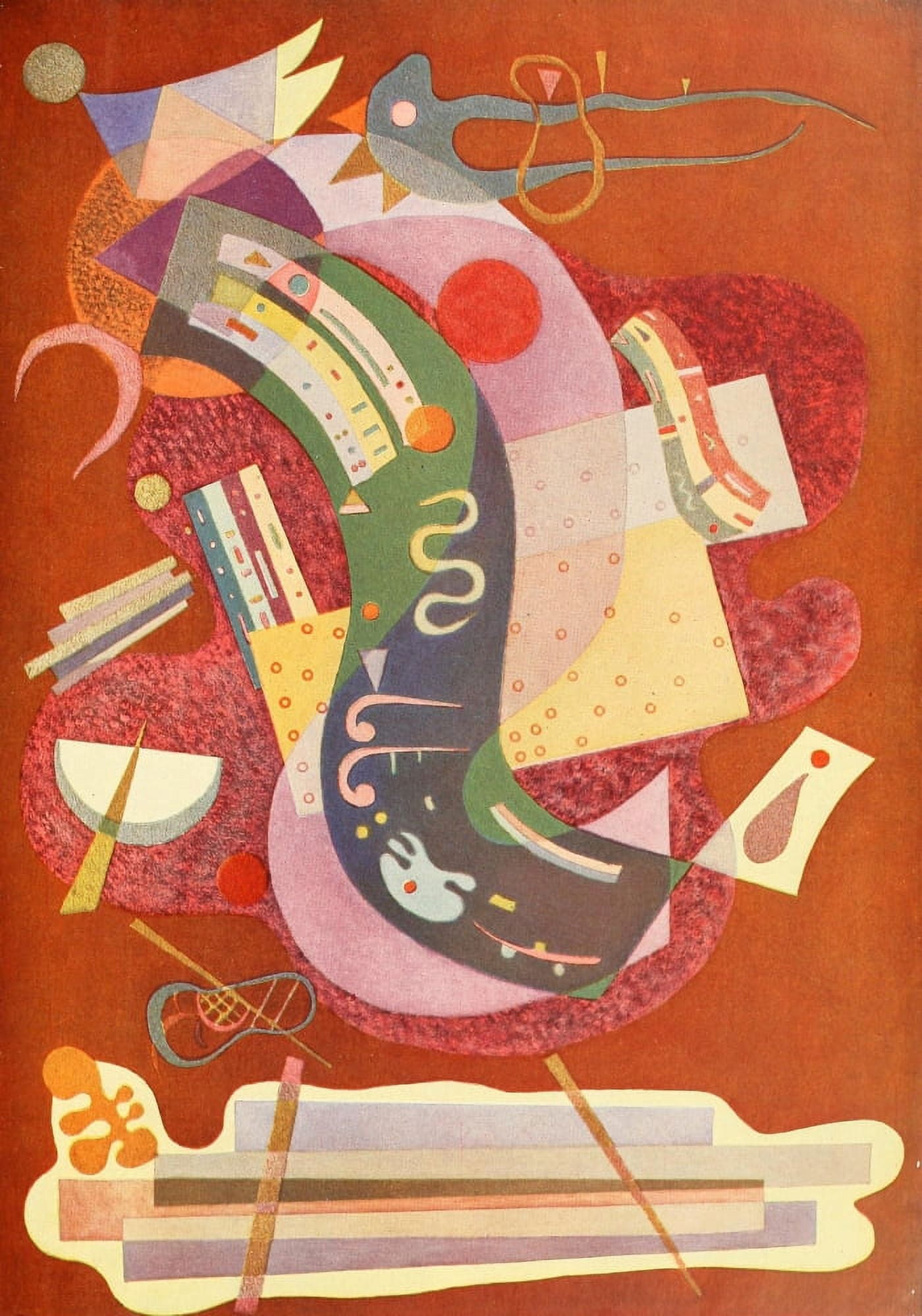 Rigid & Bent Canvas Art - Wassily Kandinsky (18 x 24)