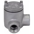 Rigid Conduit Outlet Box and Cover, 1/2" Iron, 1 Pk