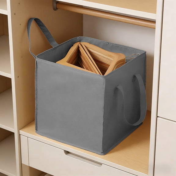 Rigid Hanger Organizer Gray, Portable Handle for Home Organization and Travel, Durable Hanger Storage Solution for Closet, Space Saving Rack for Daily Clothing Management Task, by UKHCCC