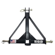 Rigid Hitch 3-Point Hitch With 2" Receiver RHA-001, Conversion For Sub-Compact Tractors Equipped With A CAT 1 - Made in USA