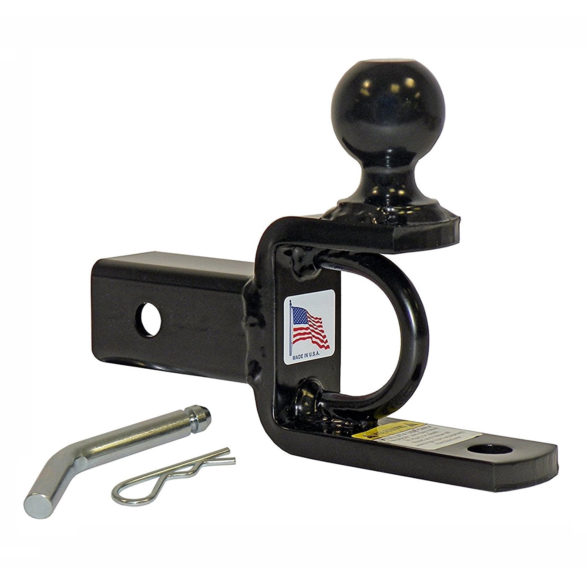 Rigid Hitch, ATV UTV Ball Mount, 2 inch size, Black - Walmart.com
