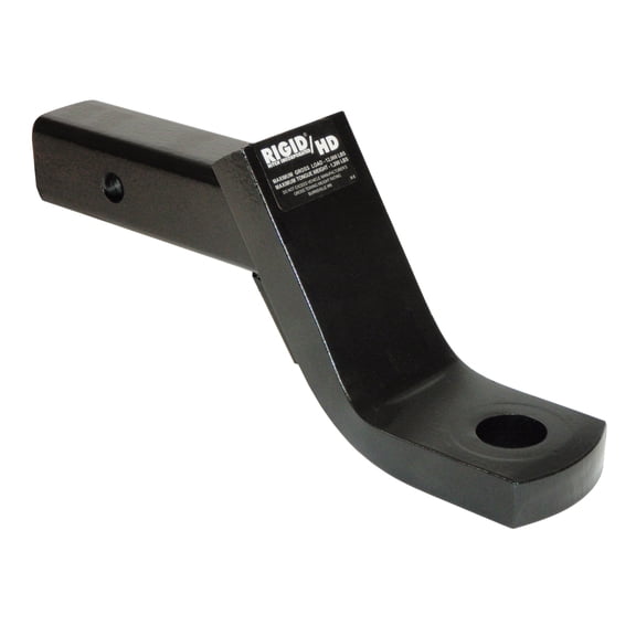Rigid Hitch (HUB-3409) Heavy Duty Ball Mount For 2 Inch Receivers - 12,000 Lbs. Tow Capacity - 2 Inch Drop - 1 Inch Rise - Made In USA