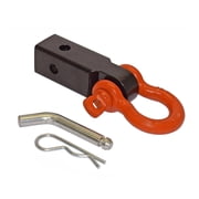 Rigid Hitch TSM-22-D Tow Strap Shackle Mount for 2 Inch Receivers - Made In U.S.A.