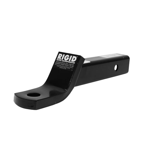 Rigid Hitch (UB-210-B) Ball Mount for 2" Receivers - 2" Drop - 3/4" Rise - 10" Length - Made in USA