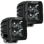 Rigid D-Series PRO, Spot Optic, Midnight Edition, Surface Mount | Pair