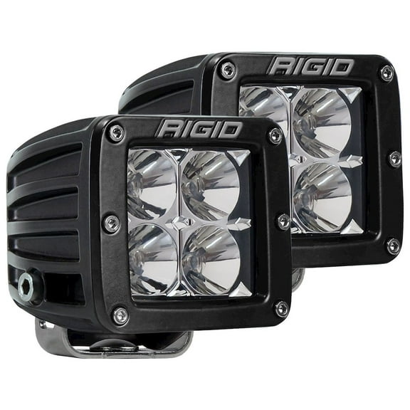 Rigid Industries Dually 30W Flood Lights, Exterior Decorative Lights, Fits Trucks, White, 2 Pieces