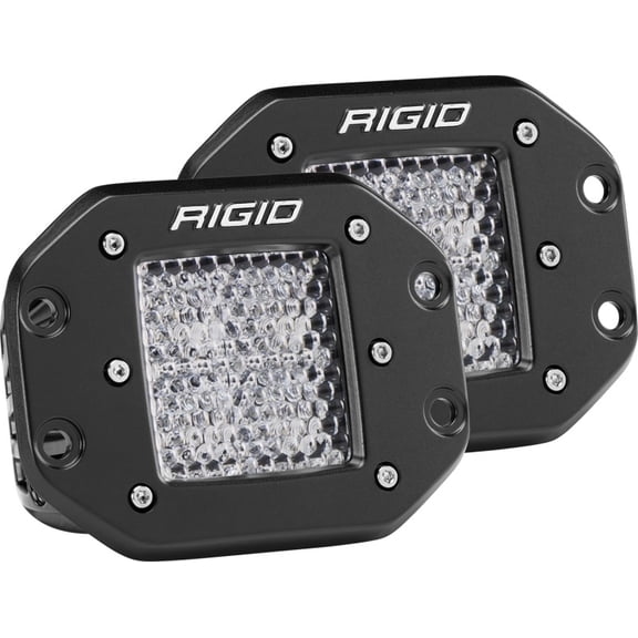 Rigid Industries Dually - Flush Mount - 60 Deg. Lens - Set of 2