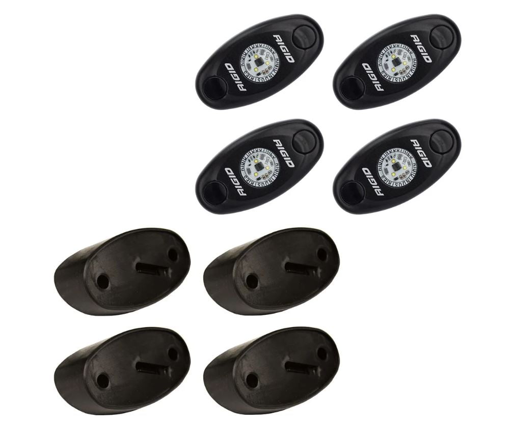Rigid Industries Rock Light Kit- Red (4 lights)