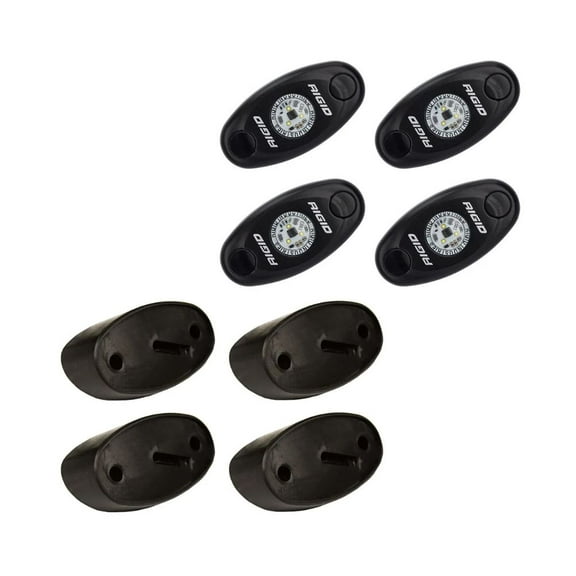 Rigid Industries Rock Light Kit- Red (4 lights)