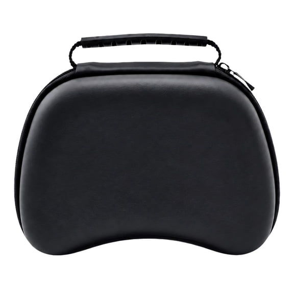 Rigid Shell Game Controller Case with PU Exterior, Soft Inner Lining, and Top Carry Grip for Luggage, Vehicle Compartment, and Travel Storage