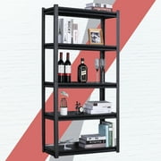 Rigma Compact Garage Shelf, Heavy Duty Steel Shelving Unit, Adjustable Metal Multi-use Storage Rack, Shelves For Garage Kitchen Office Warehouse Industrial Utility Yard 36” W X 16” D X 72” H