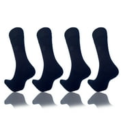 Rigma Mens Bamboo Dress Socks for Men - Soft Touch Seamless Eco-friendly 4 Pairs