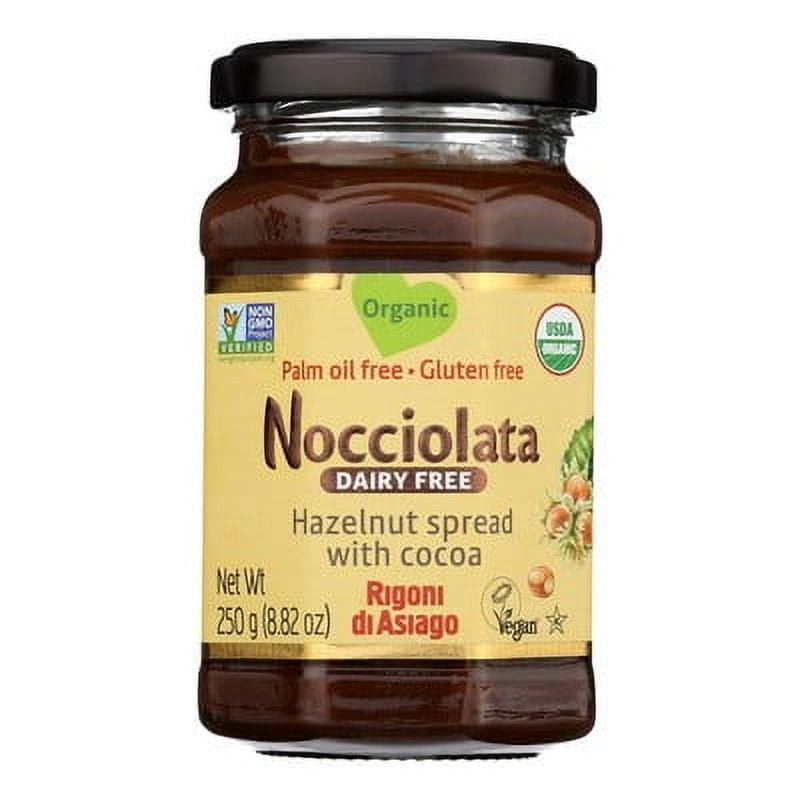 Rigoni Spread Hazelnut Dairy Free Organic 8.82 oz (Pack of 6)