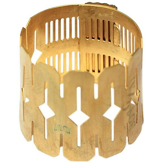 Rigotti Flexitone Ligature for Bb Clar, Tenor Sax Ebonite, Alto Sax Ebonite Large Model Brass