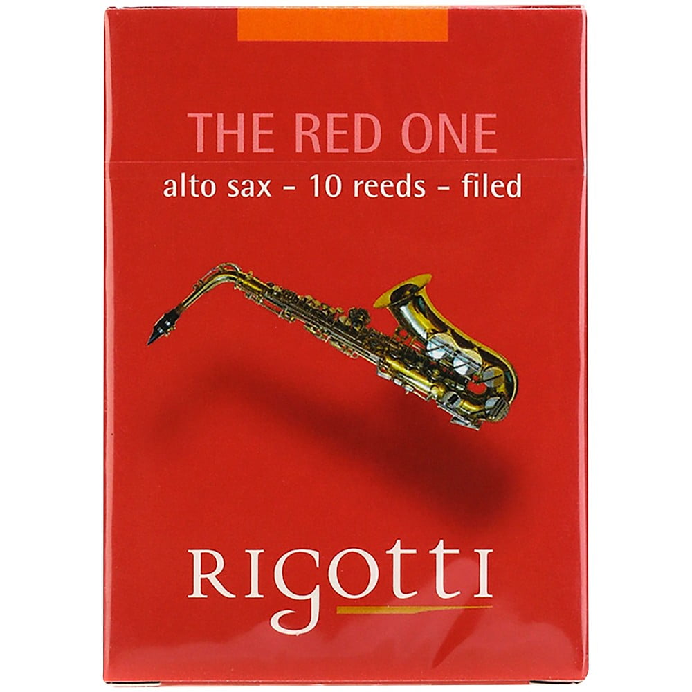 Rigotti Rigotti Alto Saxophone Reed, Gold Classic Cut 2.5 Light 10 Pack