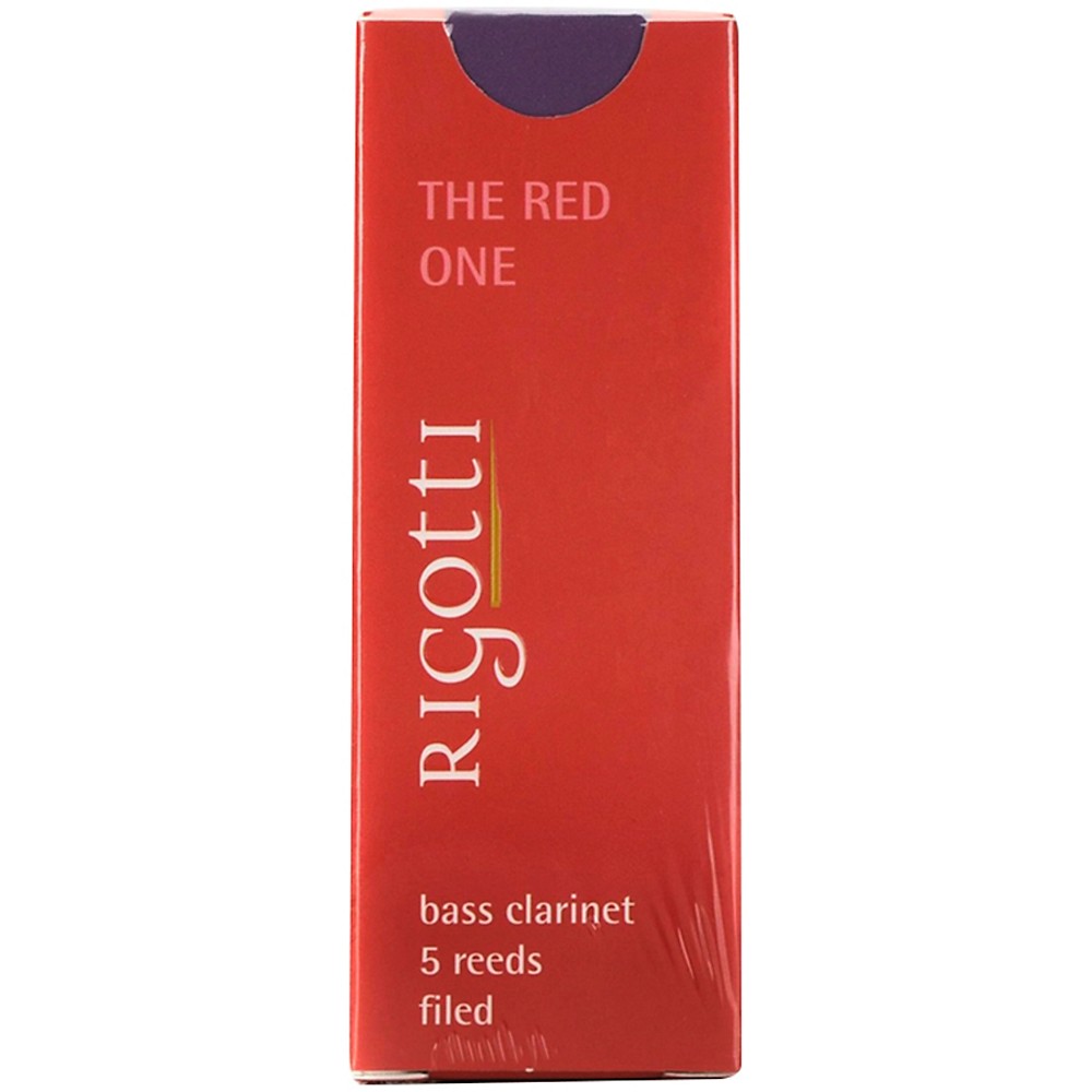 Rigotti Rigotti Bass Clarinet Reed, Gold Classic Cut 2.5 Medium 5 Pack