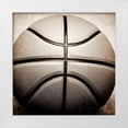 thumbnail image 1 of Rigsby, Jennifer 12x12 White Modern Wood Framed Museum Art Print Titled - Vintage Basketball, 1 of 4