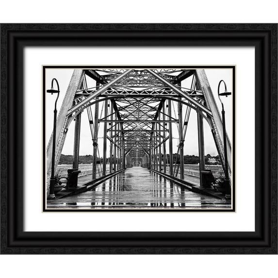 Rigsby, Jennifer 14x12 Black Ornate Wood Framed with Double Matting Museum Art Print Titled - Bridge No. 9