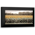 thumbnail image 1 of Rigsby, Jennifer 24x14 Black Modern Framed Museum Art Print Titled - Sunflower Field No. 7, 1 of 5