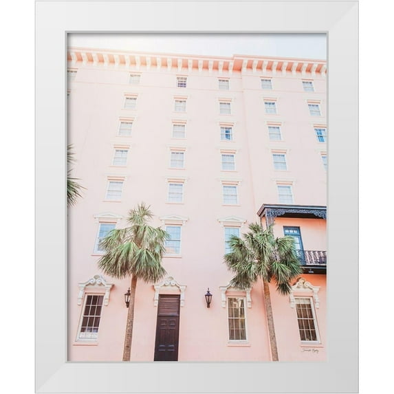 Rigsby, Jennifer 26x32 White Modern Wood Framed Museum Art Print Titled - Sunkissed Hotel