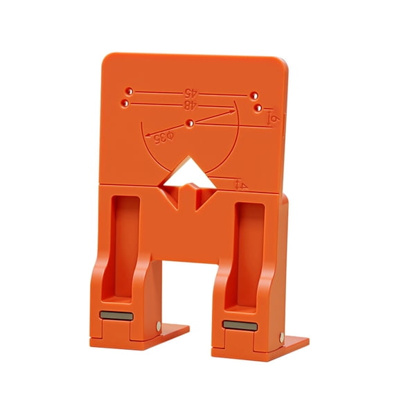 Riguas 1/2Pcs Hinge Mounting Bracket with Powerful Double-Sided Magnets 2.6mm Hinge Gap Spacer Professional Hinge Installation Tool