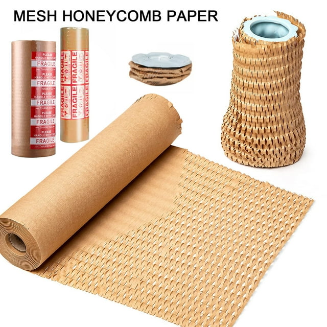 Riguas 1 Roll Mesh Paper Biodegradable Spacesaving Shock